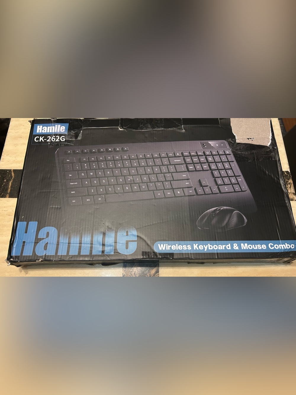 CK-262G Wireless Keyboard & Mouse Combo - Black
